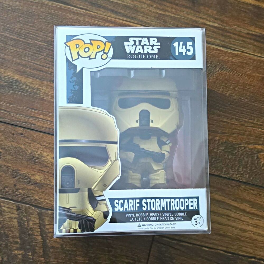 Funko Pop! Vinyl Star Wars Rogue One Scarif Stormtrooper Bobblehead #145